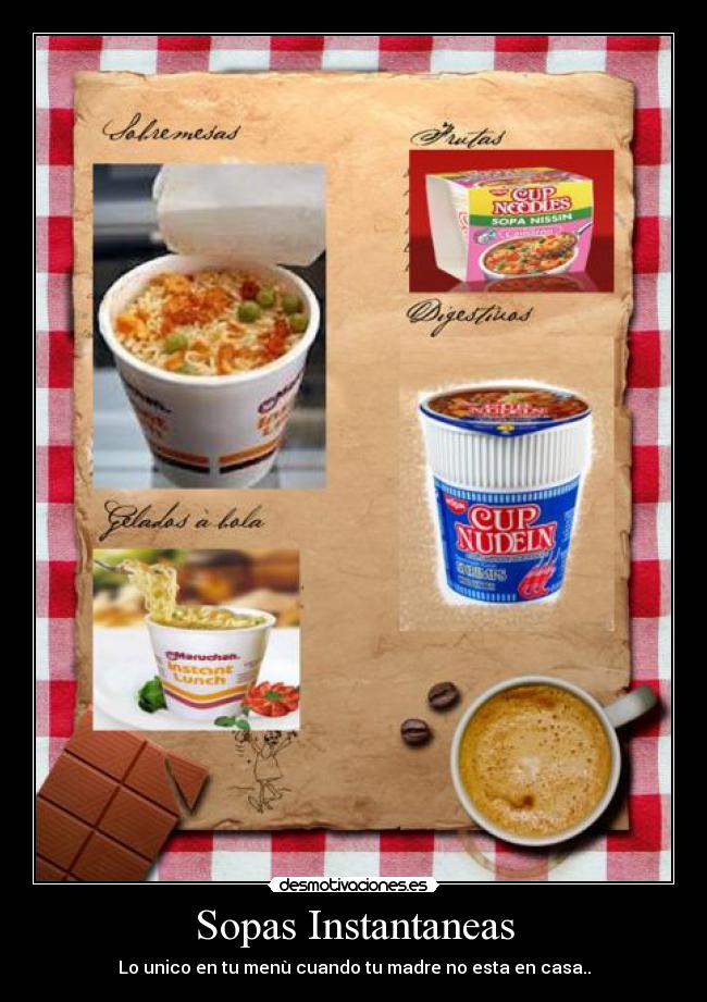 Sopas Instantaneas -
