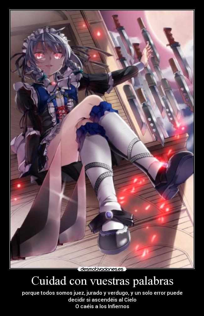 Cuidad con vuestras palabras - 