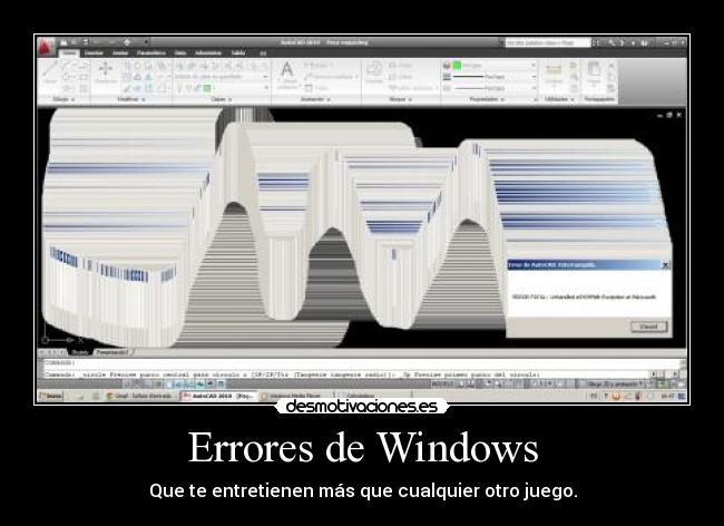 Errores de Windows - Que te entretienen más que cualquier otro juego.