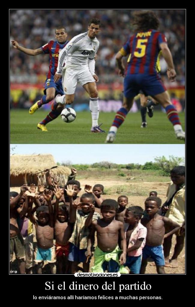 Si el dinero del partido -