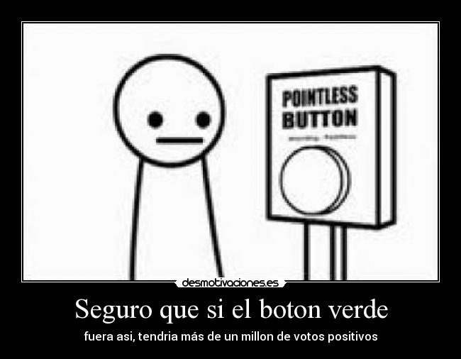 Seguro que si el boton verde - 