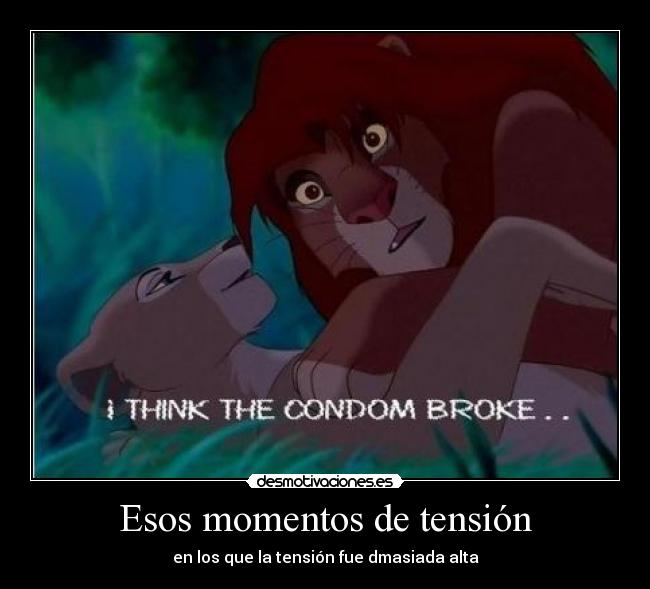 carteles tension leon condon momentos desmotivaciones