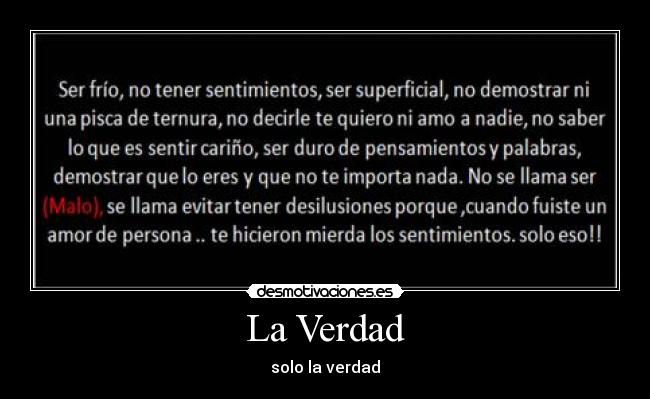 La Verdad - solo la verdad