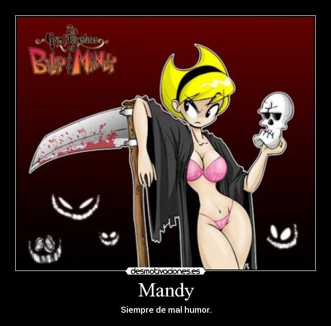 carteles mandy siempre mal humor desmotivaciones