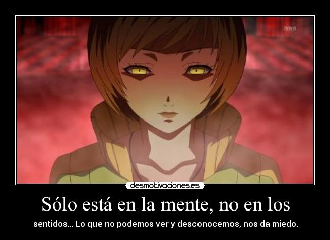 Sólo está en la mente, no en los - 