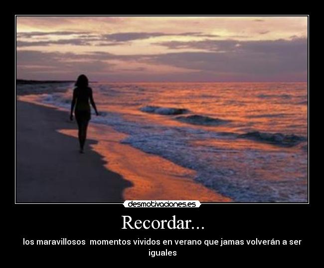 Recordar... -