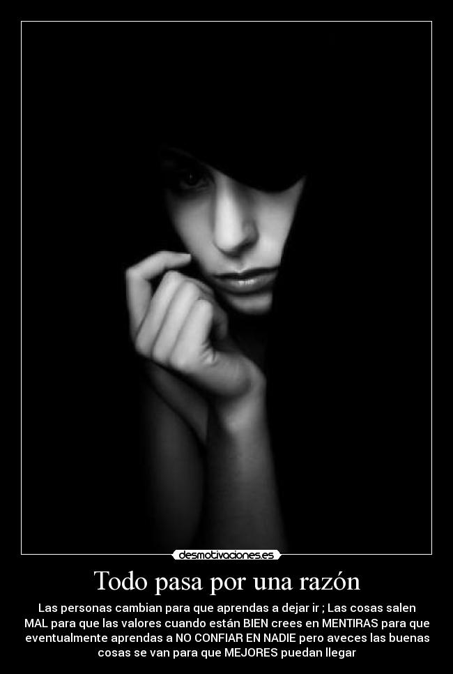 carteles todo pasa por una razon desmotivaciones