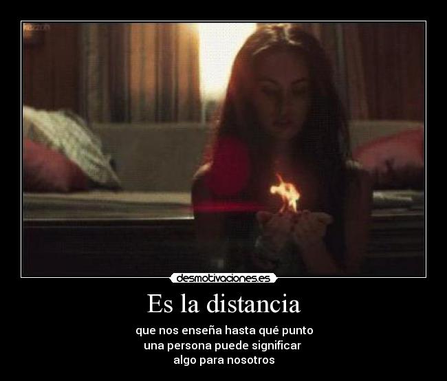 Es la distancia - 