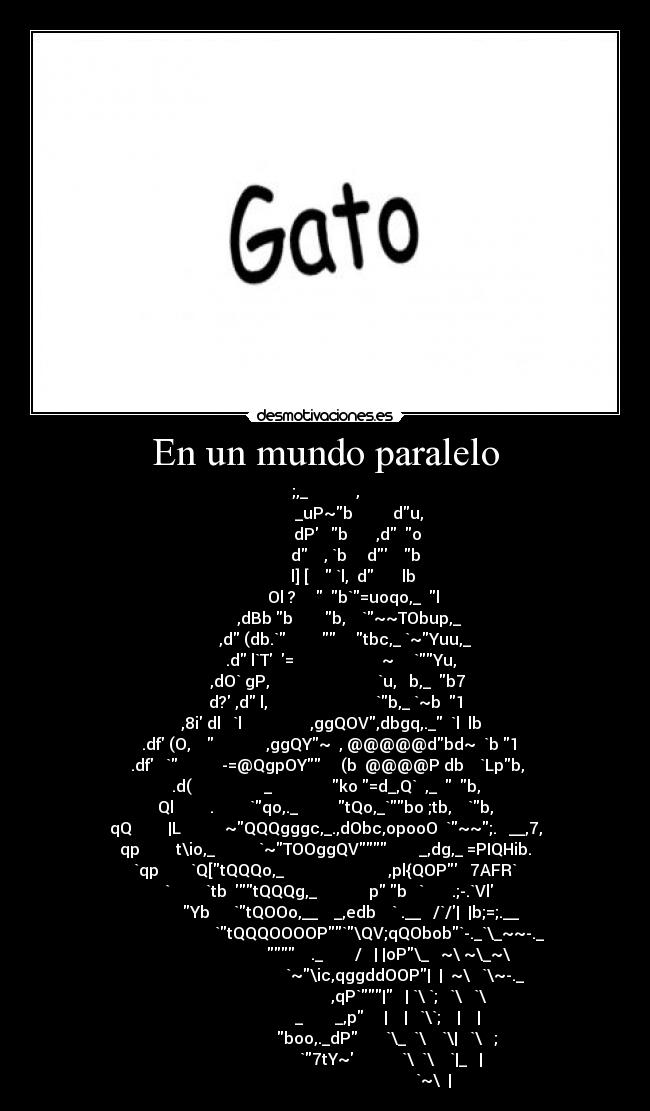 En un mundo paralelo -