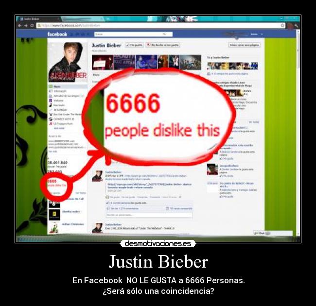 carteles facebook justin bieber desmotivaciones