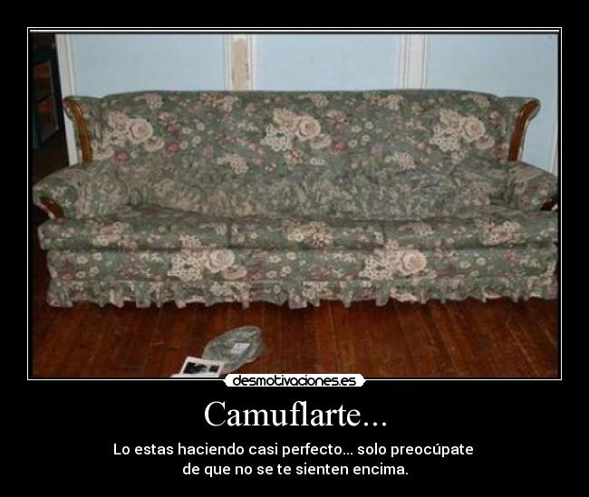 Camuflarte... -