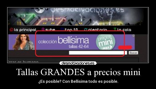 Tallas GRANDES a precios mini -