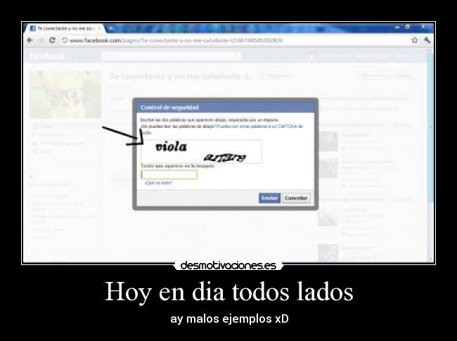 Hoy en dia todos lados - ay malos ejemplos xD