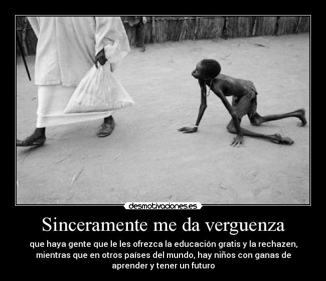 Sinceramente me da verguenza - 