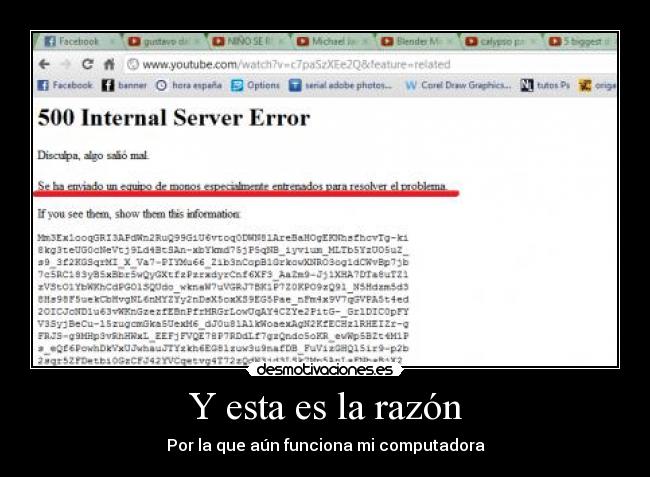 carteles monos computadora reparar razon desmotivaciones