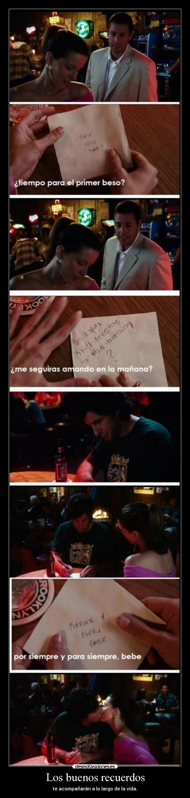 Los buenos recuerdos -