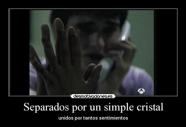 Separados por un simple cristal -