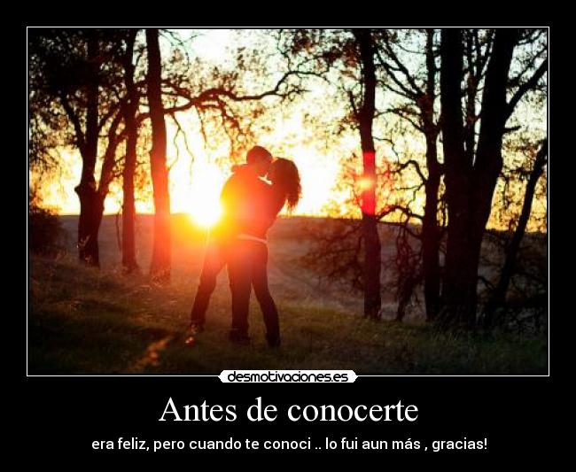Antes de conocerte - 