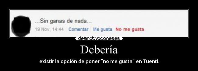 Debería -