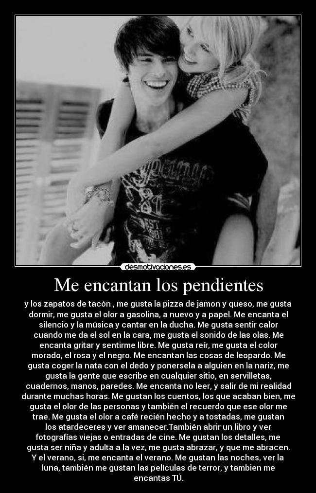 Me encantan los pendientes -