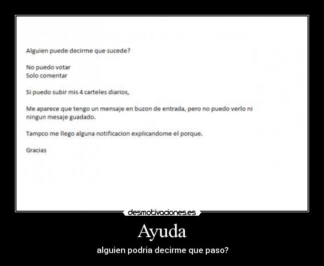 Ayuda - alguien podria decirme que paso?