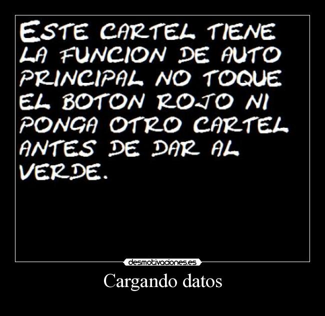 Cargando datos - 