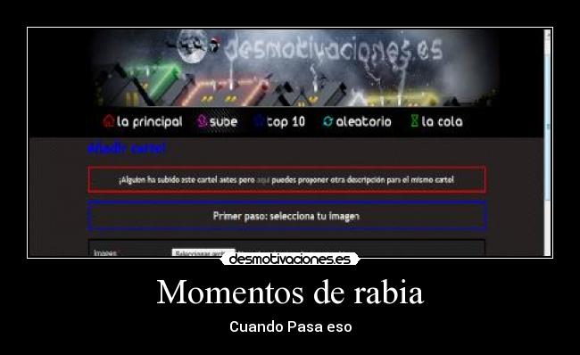 Momentos de rabia - 