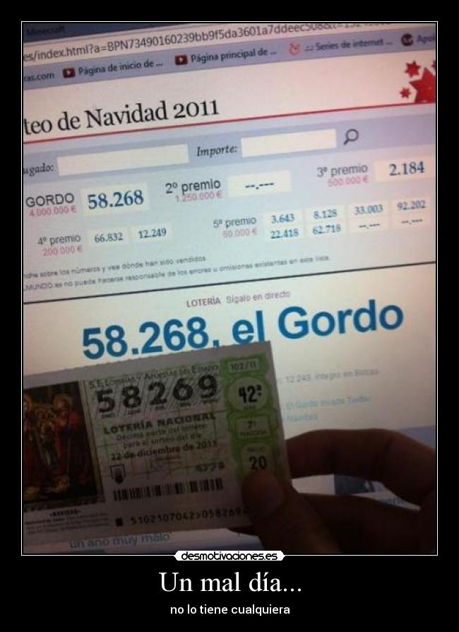 carteles loteria navidad putada desmotivaciones