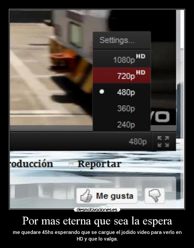 Por mas eterna que sea la espera - 