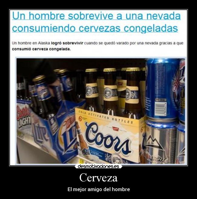 Cerveza - El mejor amigo del hombre