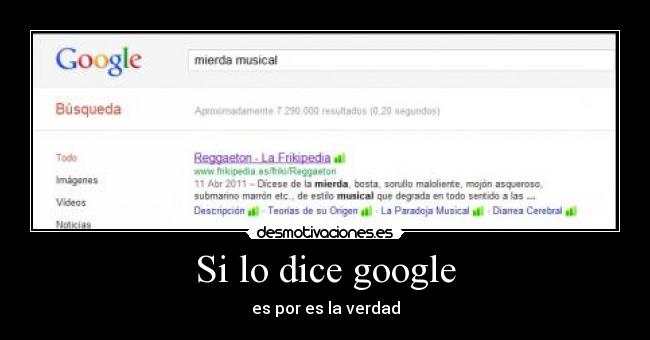 Si lo dice google - 