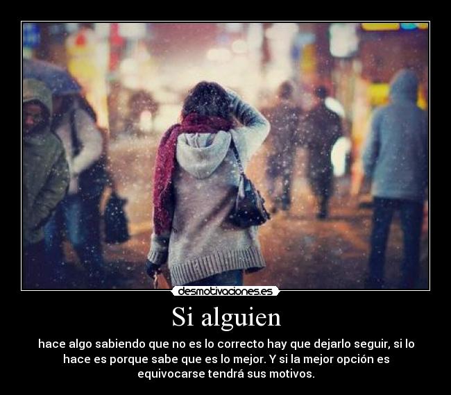 Si alguien -