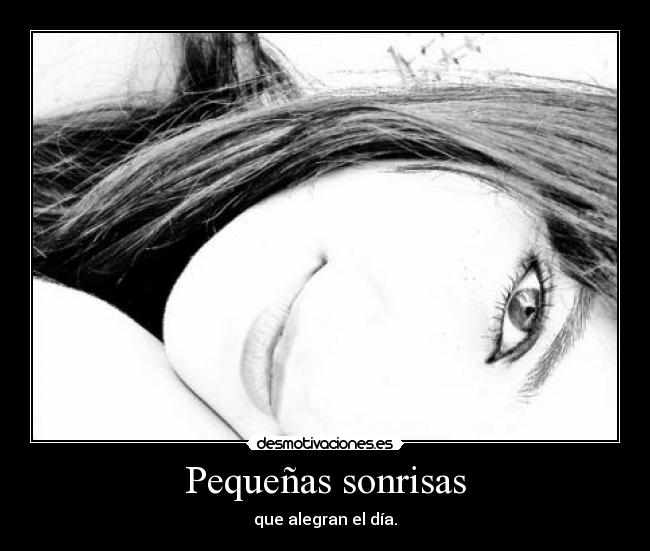 Pequeñas sonrisas -