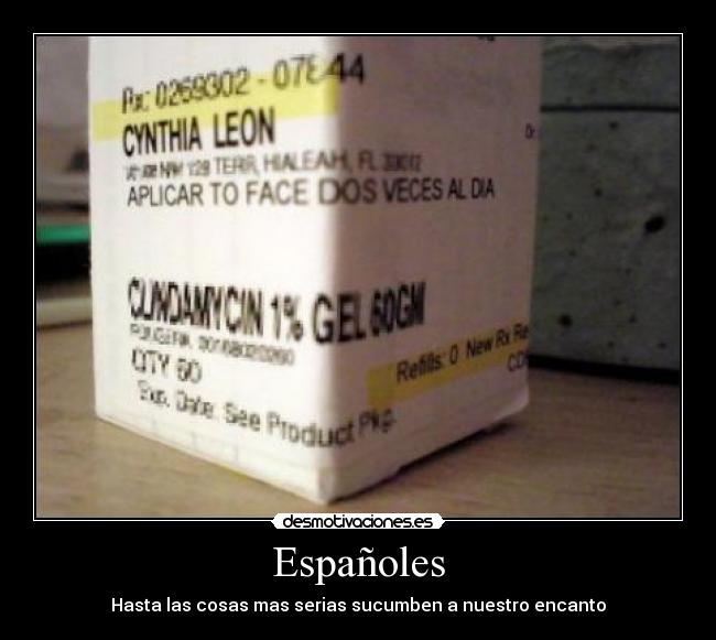 Españoles - Hasta las cosas mas serias sucumben a nuestro encanto