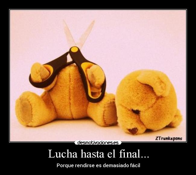 Lucha hasta el final... - 