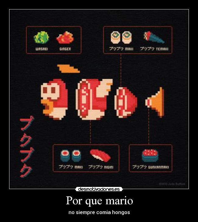 Por que mario - no siempre comia hongos