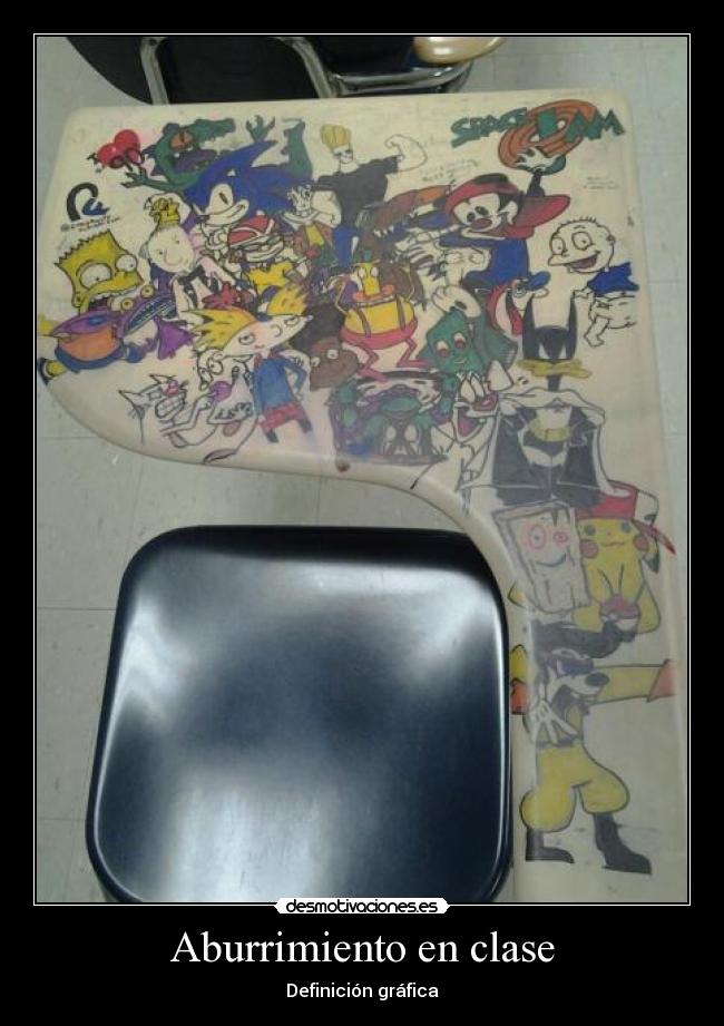 Aburrimiento en clase -