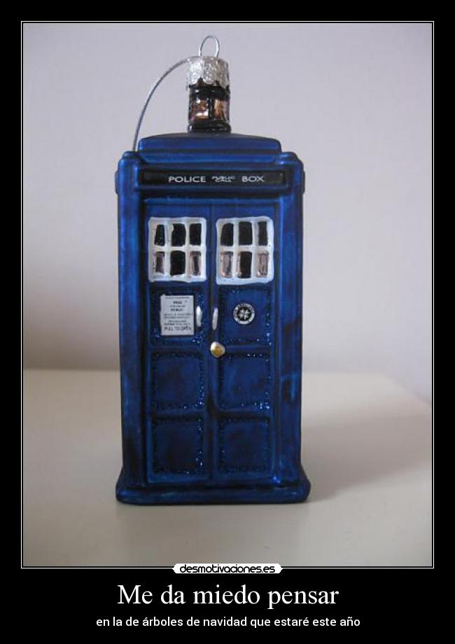 Me da miedo pensar -
