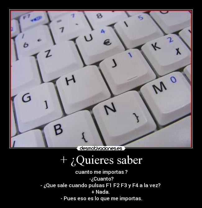 + ¿Quieres saber - 
