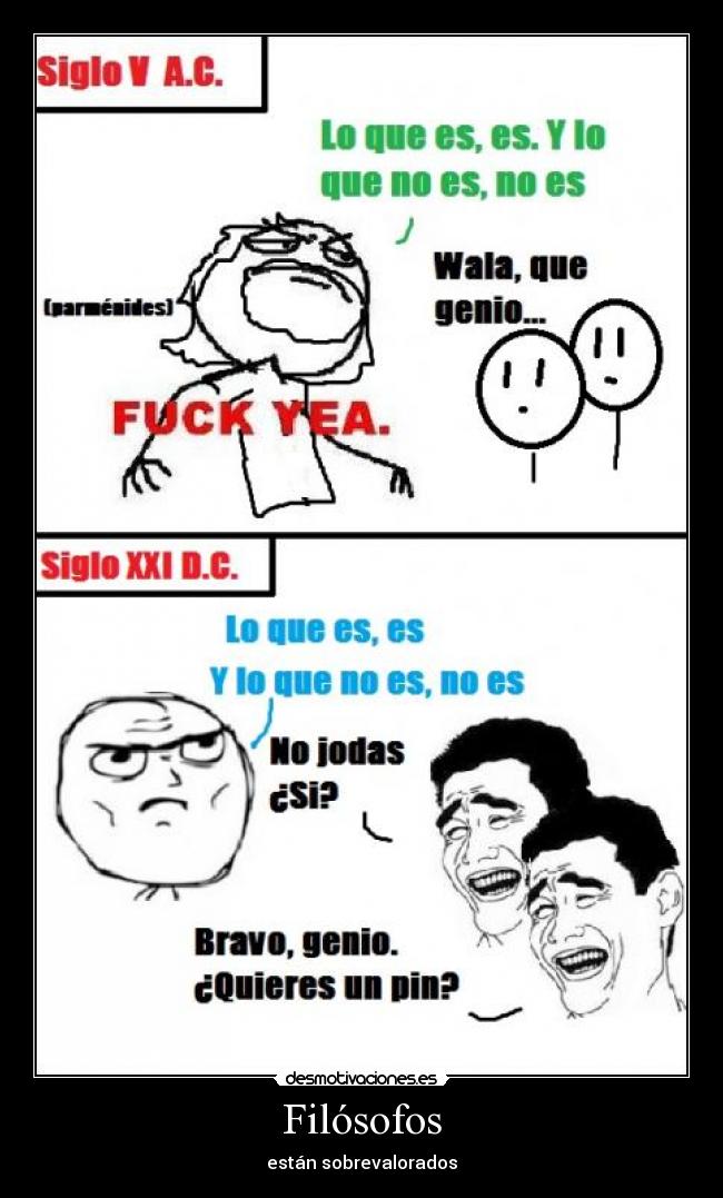Filósofos - están sobrevalorados
