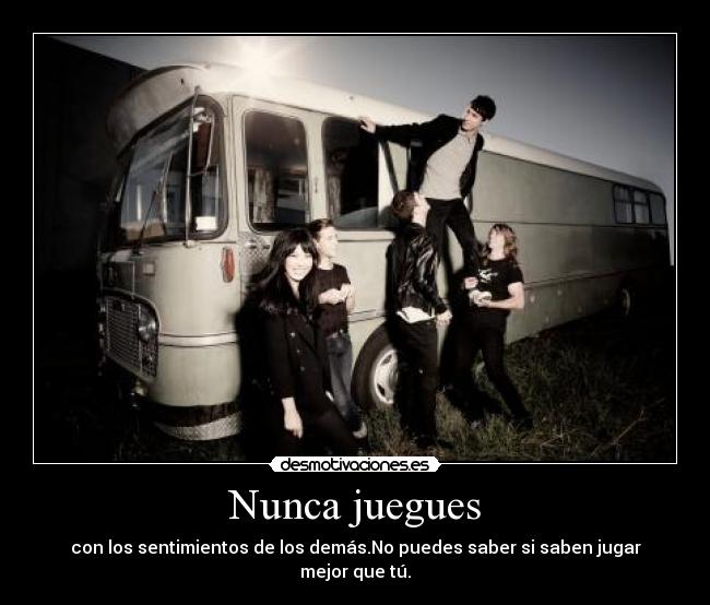 Nunca juegues - 