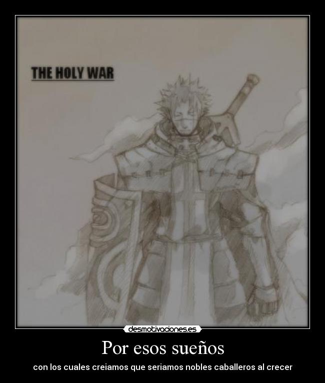 carteles caballeros suenos desmotivaciones