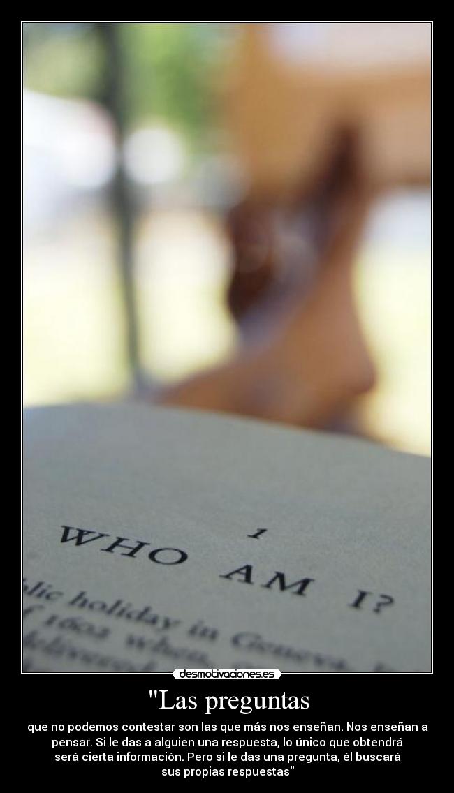 Las preguntas - 