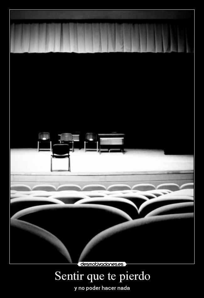Sentir que te pierdo -