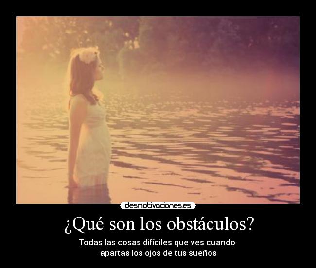 ¿Qué son los obstáculos? -