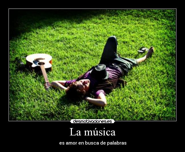 La música -