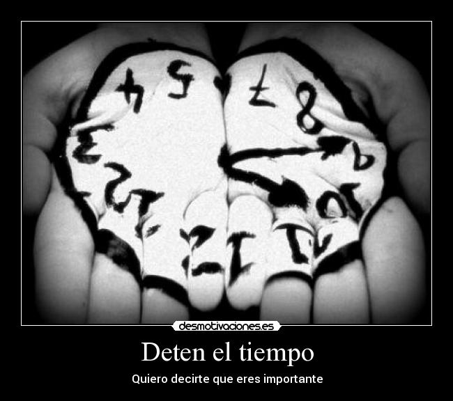 Deten el tiempo -