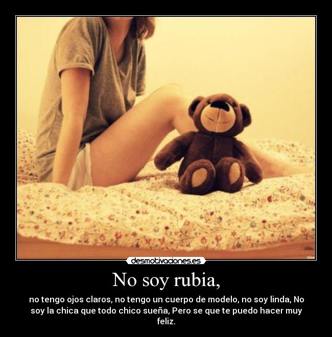 No soy rubia, - 