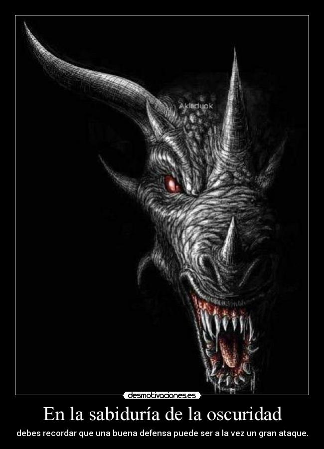 En la sabiduría de la oscuridad - 