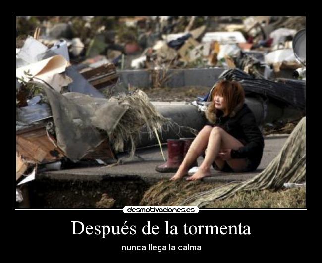 Después de la tormenta -